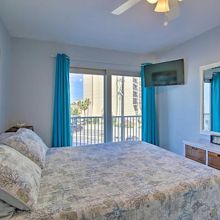Sunny Oceanfront Condo On South Padre Island Beach المظهر الخارجي الصورة