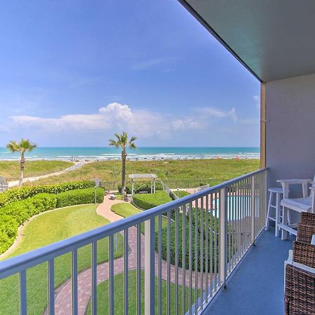 Sunny Oceanfront Condo On South Padre Island Beach المظهر الخارجي الصورة