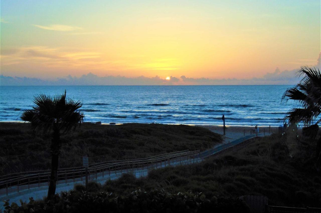Sunny Oceanfront Condo On South Padre Island Beach المظهر الخارجي الصورة