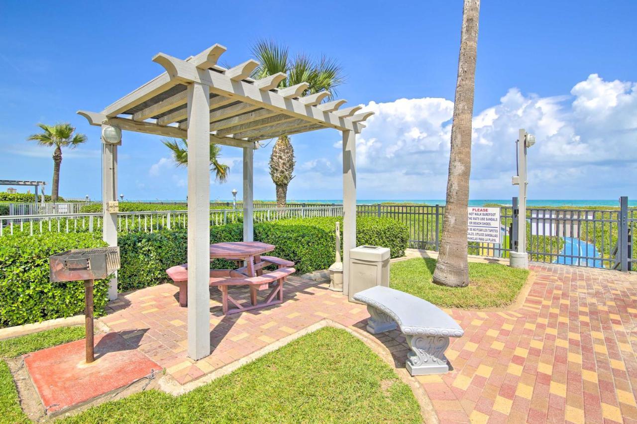 Sunny Oceanfront Condo On South Padre Island Beach المظهر الخارجي الصورة