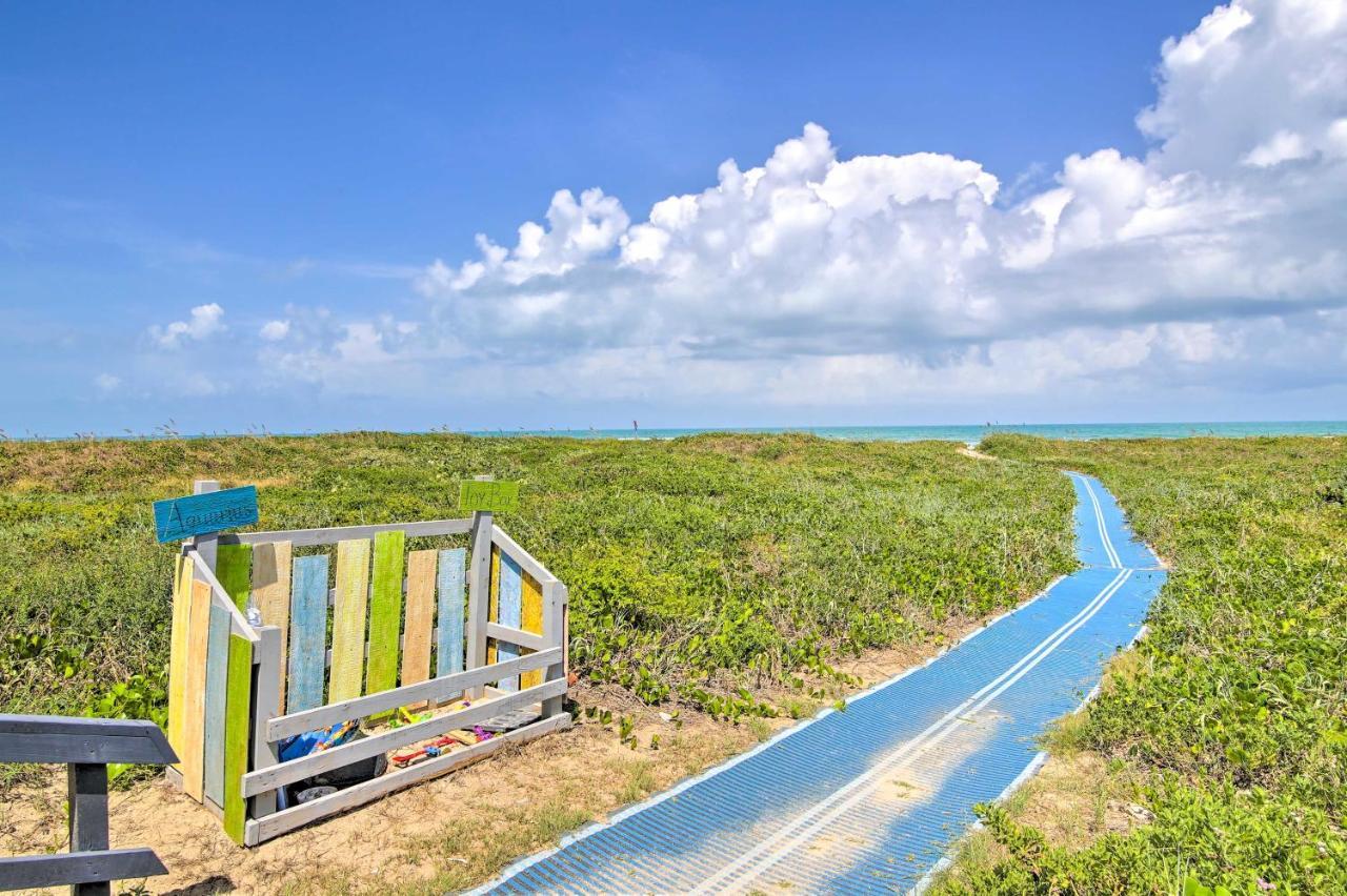 Sunny Oceanfront Condo On South Padre Island Beach المظهر الخارجي الصورة
